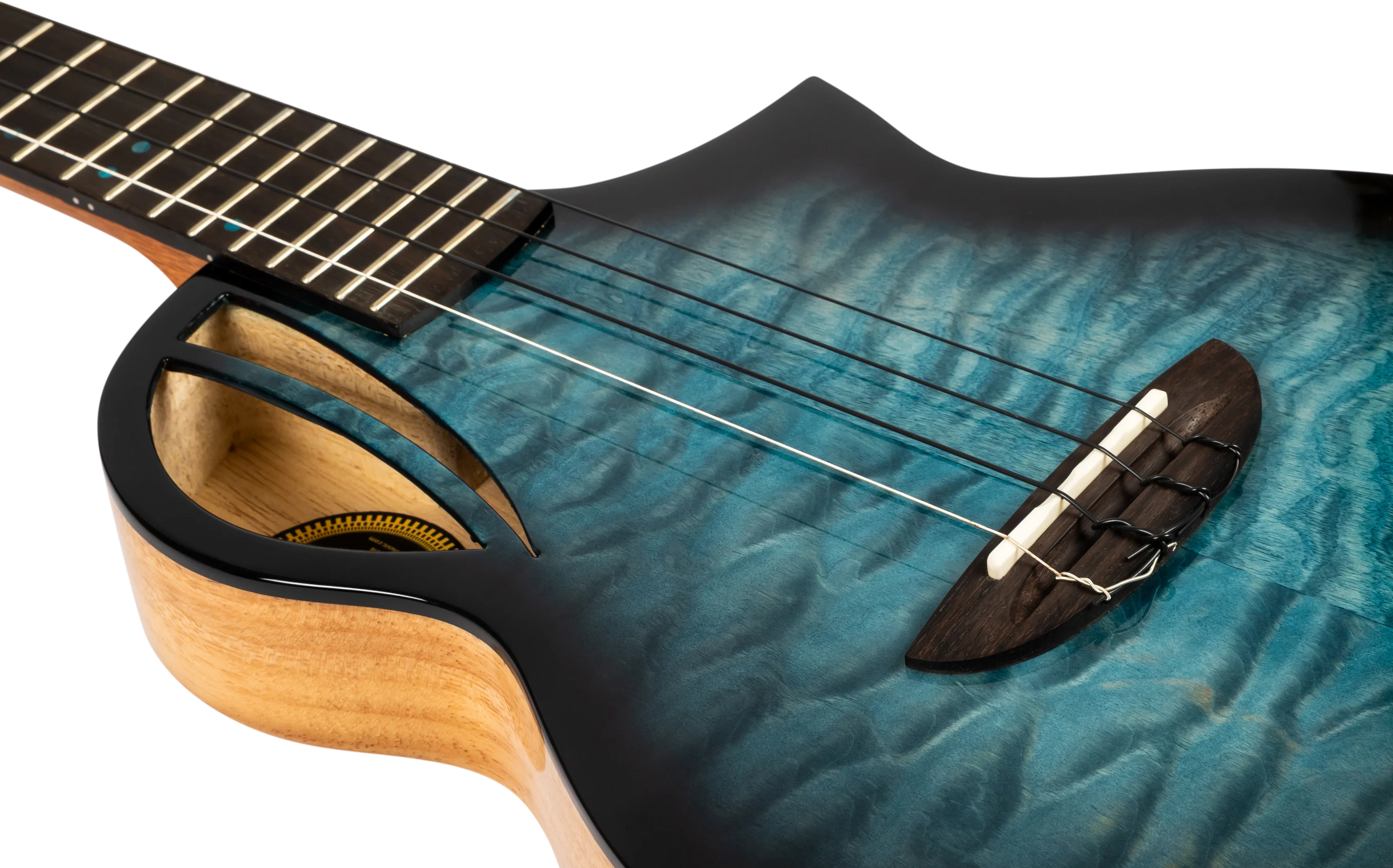 Aviator Quilted Maple Tenor Ukulele CE   